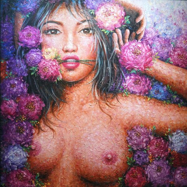 Amore in Fiore – 200 X 200 cm Art Gallery