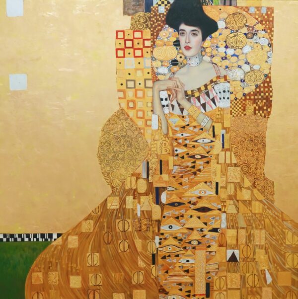 Portrait of Adele Bloch-Bauer (Gustav Klimt) – Reproduction in stock – 200 x 200 cm Art Gallery