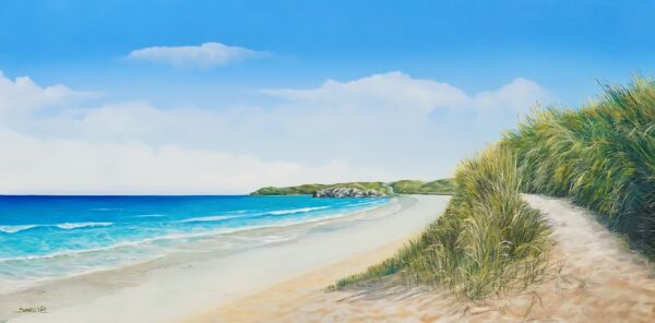 La calma sulla spiaggia – 120 X 60 cm Art Gallery